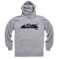 evo pagani zonda side view hoodie