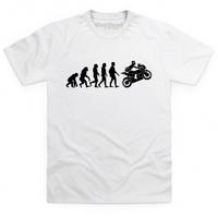 Evolution of Motorcycling T Shirt