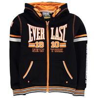 everlast large logo zip hoody junior boys