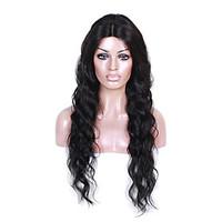 EVAWIGS 26\'\' Body Wave Brazilian Remy Hair Full Lace Wig Natural Black