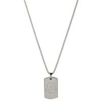 Everton Stainless Steel Oblong Pendant & Chain