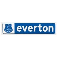 Everton Rectangle Car Sticker
