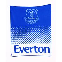 everton fc fleece blanket