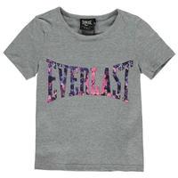 Everlast Large Logo Crew T Shirt Junior Girls