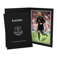 Everton Barkley - Personalised Printed Signature Photo in Presentation Folder