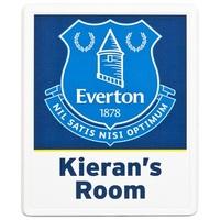 Everton Personalised Door Plaques
