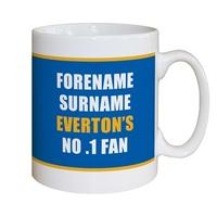 Everton Personalised No.1 Fan Mug