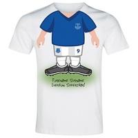 everton personalised use your head t shirt junior