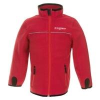 everest junior camelot performance fleece jacket redblack