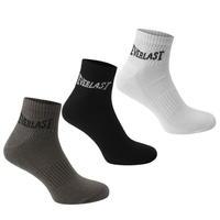 everlast quarter sock 3 pack