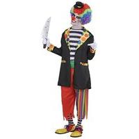 evil clown halloween fancy dress costume xl 46