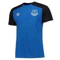 everton training cvc tee junior sky diver blueblack blue