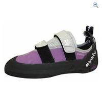 evolv elektra violet climbing shoe size 3 colour purple