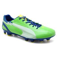 Evospeed 1 FG Football Boots Jasmine Green/White/Monaco Blue