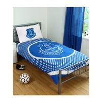 Everton FC Bullseye Single Reversible Duvet Cover and Pillowcase Set