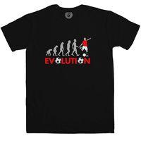 Evolution Of Football T Shirt - Manchester Red