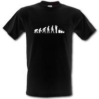 Evolution Of Man Homebrew male t-shirt.