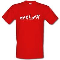 evolution of man rugby male t shirt