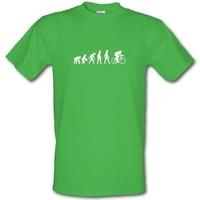 Evolution of Man Cycling male t-shirt.