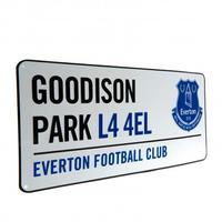 everton fc street sign