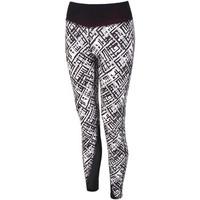 Every Second Counts Black and White Quick Dry Leggings Make It Happen women\'s Tights in black