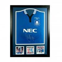 everton fc ferguson signed shirt framed