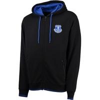 everton essentials full zip hoodie black black