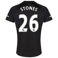 Everton SS Away Shirt 2014/15 with Stones 26 printing, Black