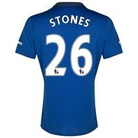 Everton SS Home Shirt 2014/15 - Womens with Stones 26 printing, Blue