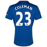 Everton SS Home Shirt 2014/15 - Womens with Coleman 23 printing, Blue
