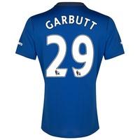 Everton SS Home Shirt 2014/15 - Womens with Garbutt 29 printing, Blue