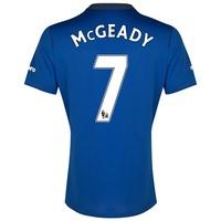 Everton SS Home Shirt 2014/15 - Womens with McGeady 7 printing, Blue
