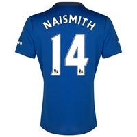 Everton SS Home Shirt 2014/15 - Womens with Naismith 14 printing, Blue