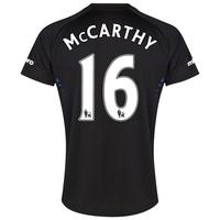 Everton SS Away Shirt 2014/15 with McCarthy 16 printing, Black