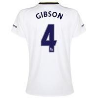 everton ss 3rd shirt 201415 womens with gibson 4 printing white