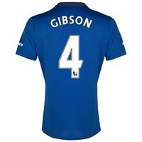 Everton SS Home Shirt 2014/15 - Womens with Gibson 4 printing, Blue