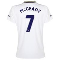 Everton SS 3rd Shirt 2014/15- Womens with McGeady 7 printing, White