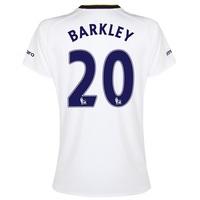 Everton SS 3rd Shirt 2014/15- Womens with Barkley 20 printing, White