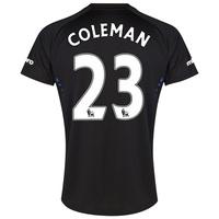 Everton SS Away Shirt 2014/15 with Coleman 23 printing, Black