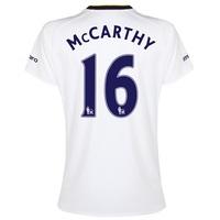 Everton SS 3rd Shirt 2014/15- Womens with McCarthy 16 printing, White