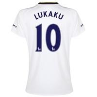 Everton SS 3rd Shirt 2014/15- Womens with Lukaku 10 printing, White
