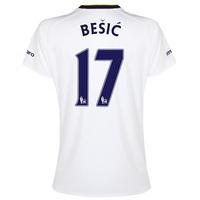 everton ss 3rd shirt 201415 womens with besic 17 printing white