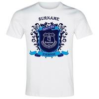 Everton Personalised Spirit of T-Shirt, White