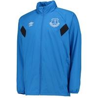 everton training shower jacket electric blueblack black