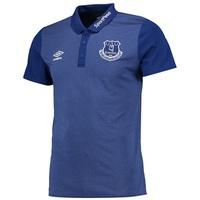 Everton Training Poly Polo - Sodalite Blue/Electric Blue, Black