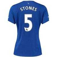 Everton Home Shirt 2015/16 - Womens with Stones 5 printing, Blue