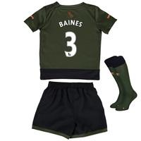 Everton Third Baby Kit 2015/16 with Baines 3 printing, Yellow