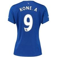 Everton Home Shirt 2015/16 - Womens with Kone.A 9 printing, Blue