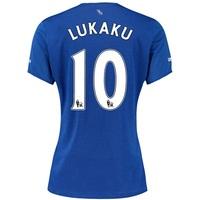 Everton Home Shirt 2015/16 - Womens with Lukaku 10 printing, Blue