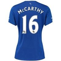 Everton Home Shirt 2015/16 - Womens with McCarthy 16 printing, Blue